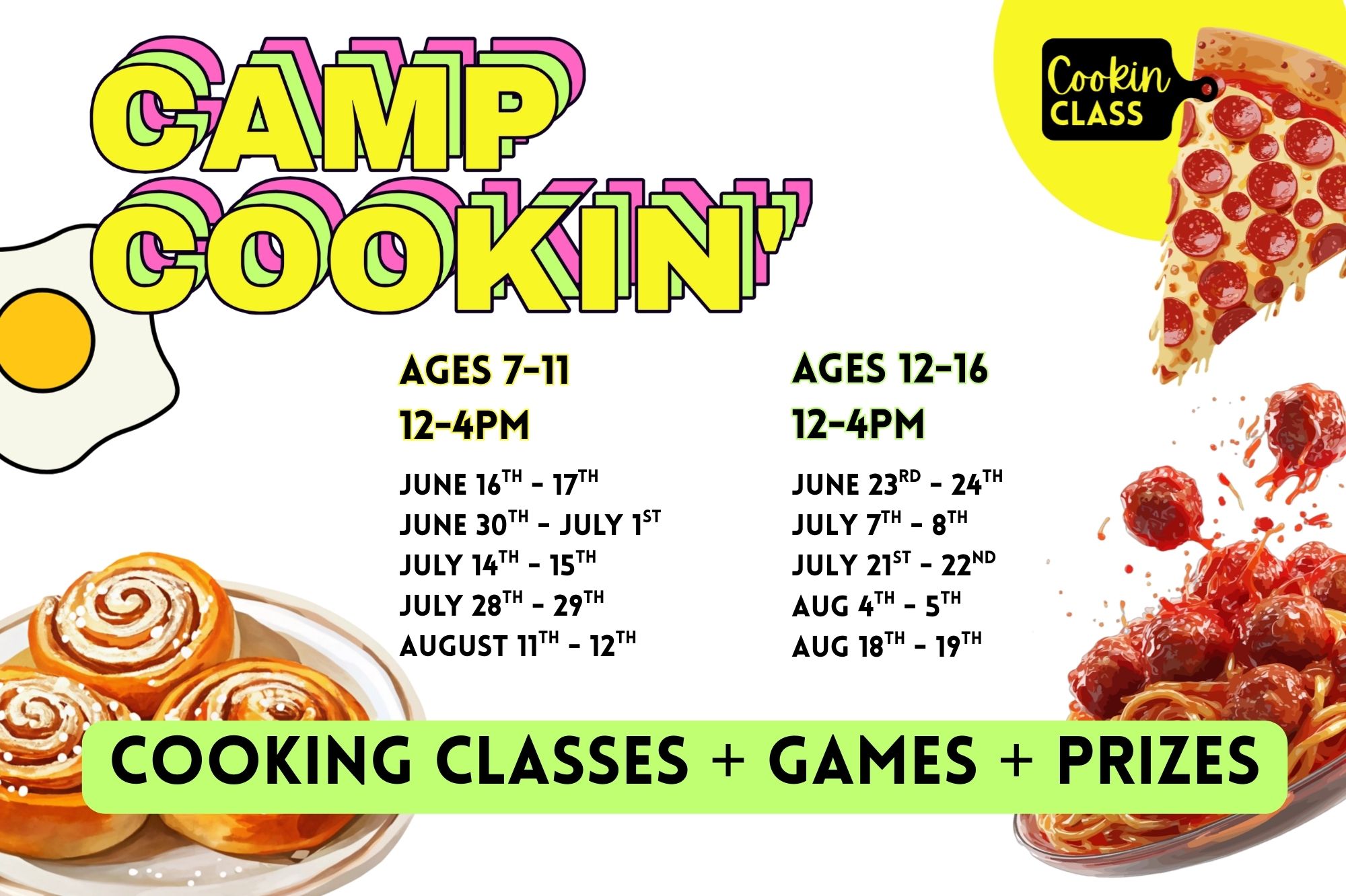 Summer Camp at Cookin' Class 2026