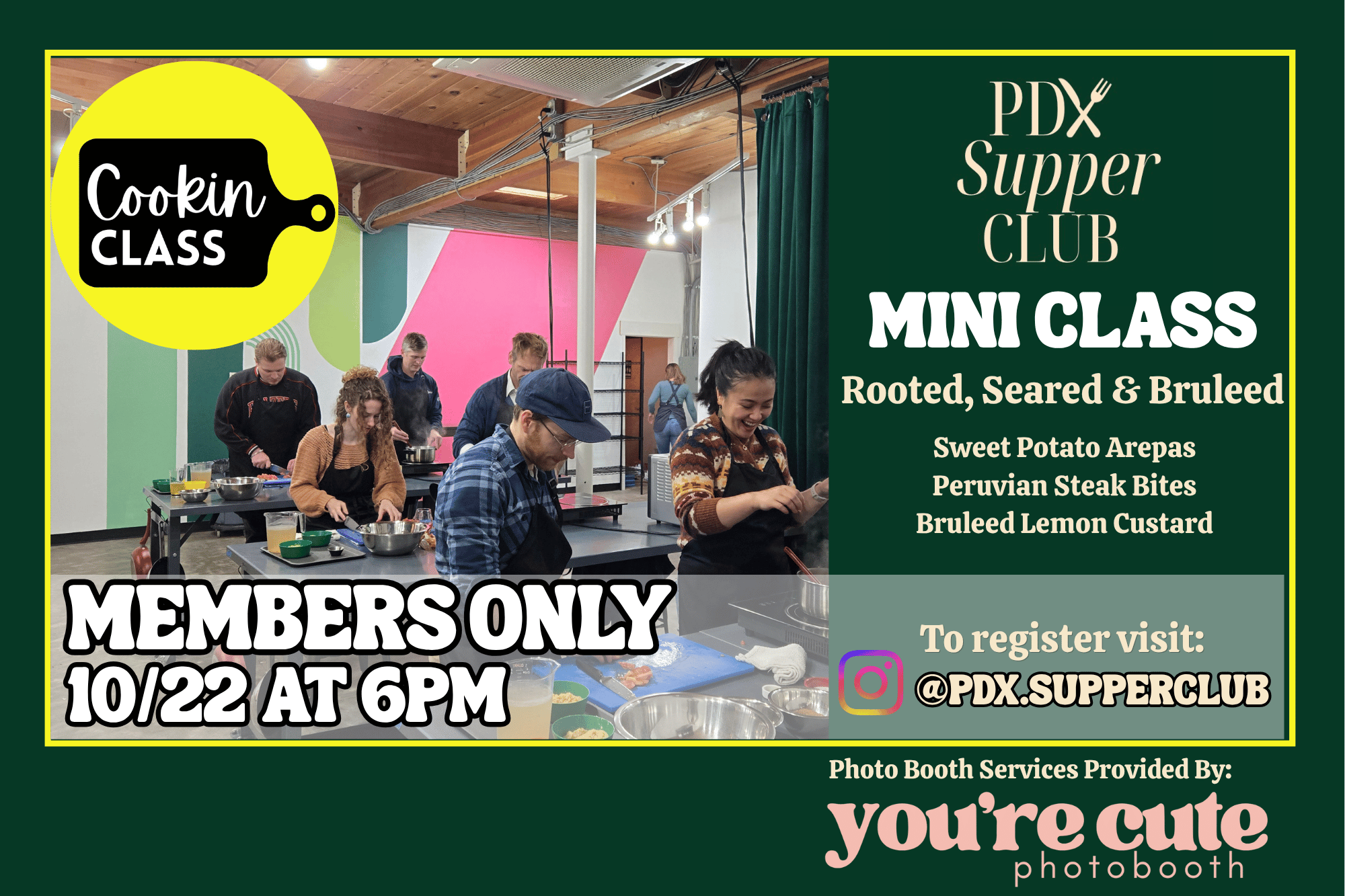 PDX Supper Club and Cookin' Class